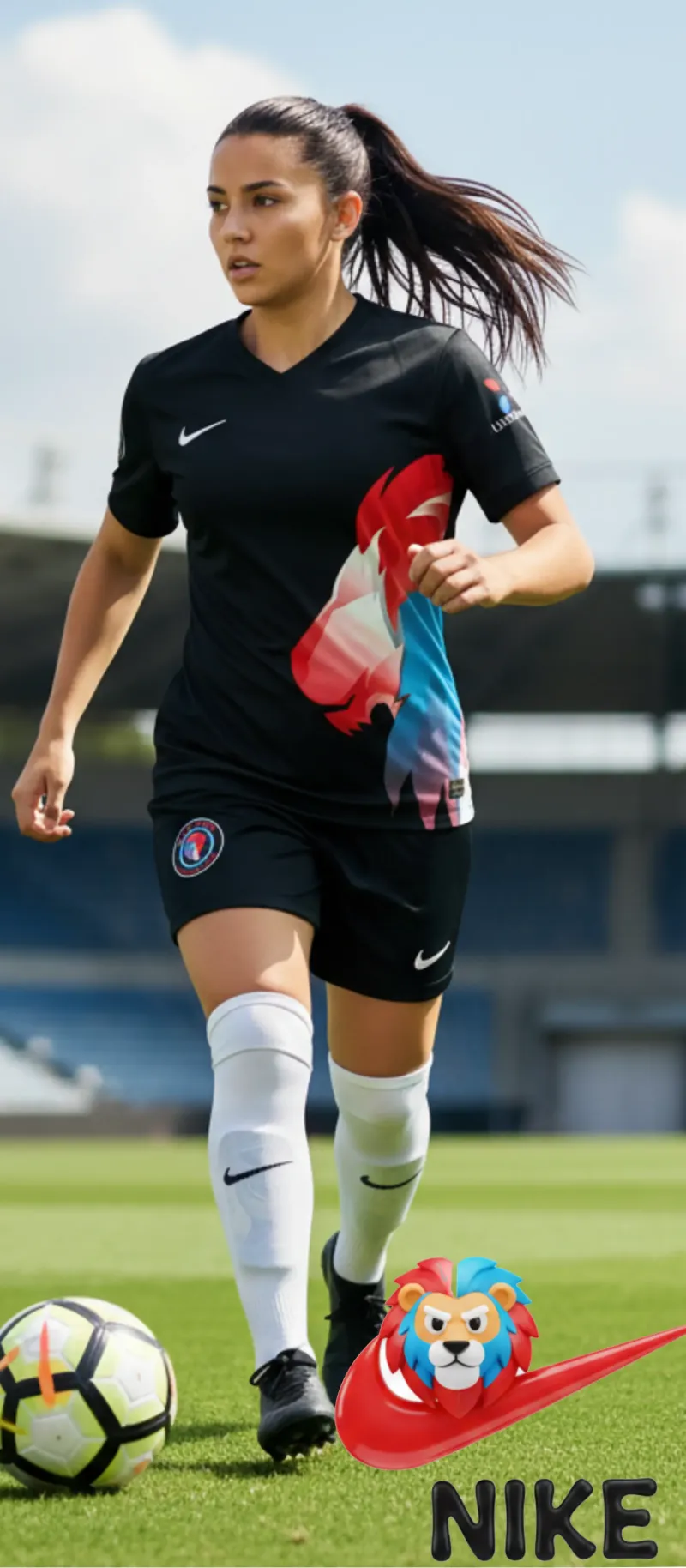 Nike. Puma, Soka, football kits Luxembourg